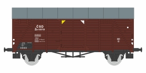 Igra Model 96600013 - TT - Gedeckte Güterwagen Ztr, ČSD, Ep. III